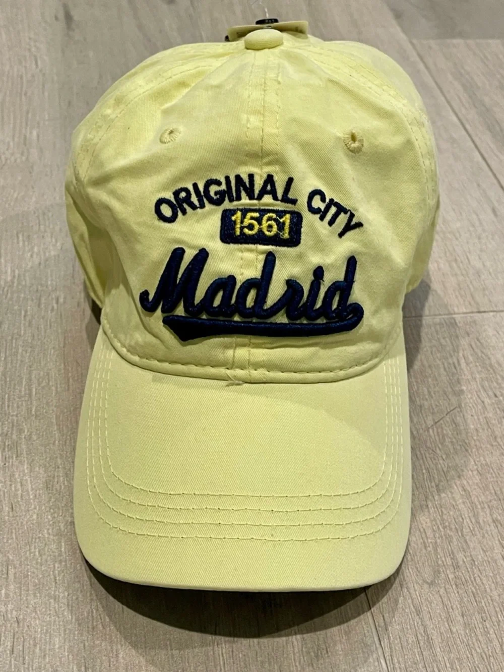 Madrid “Original City 1561” Baseball Cap | Yellow Cotton Adjustable Hat
